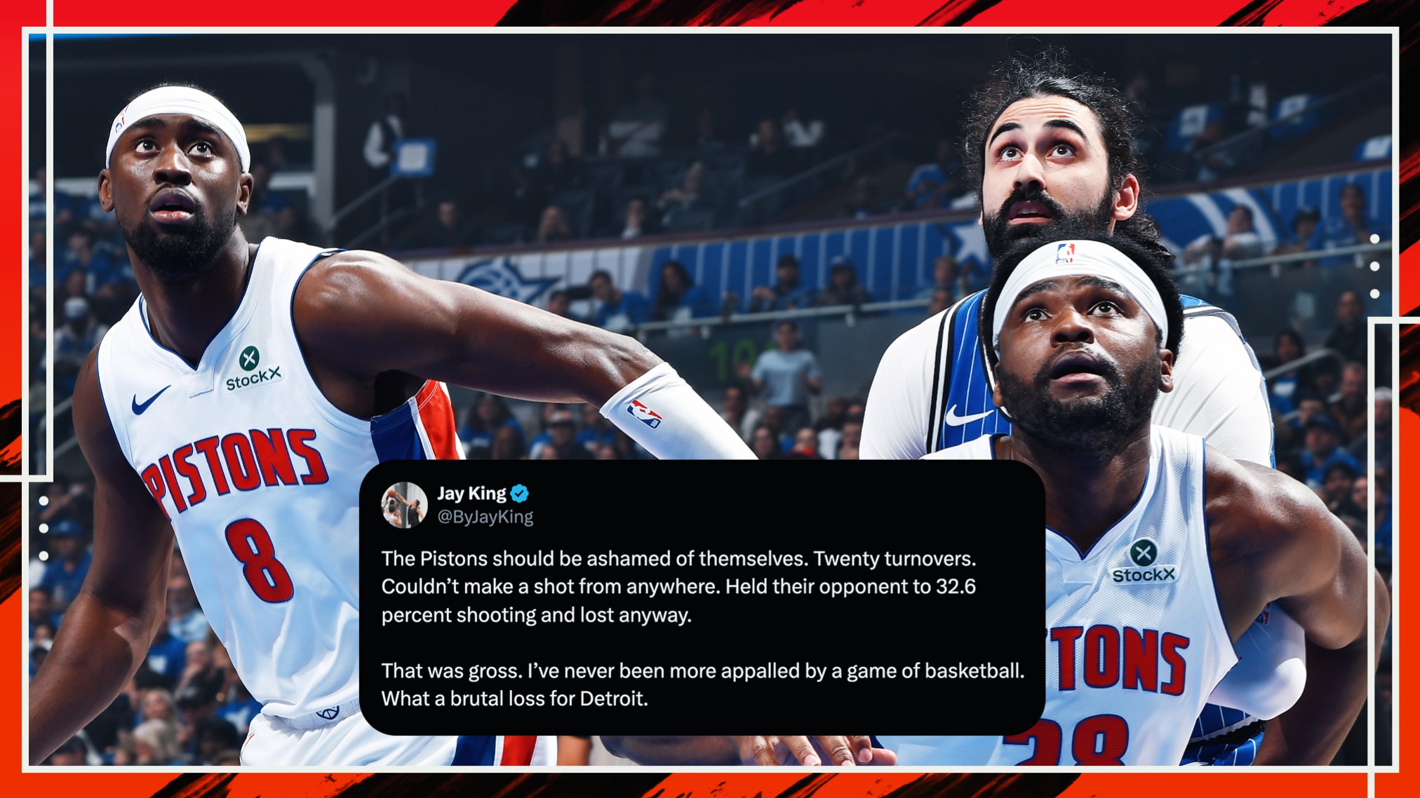 NBA Fans Rip Pistons After Magic Go Up 3-1